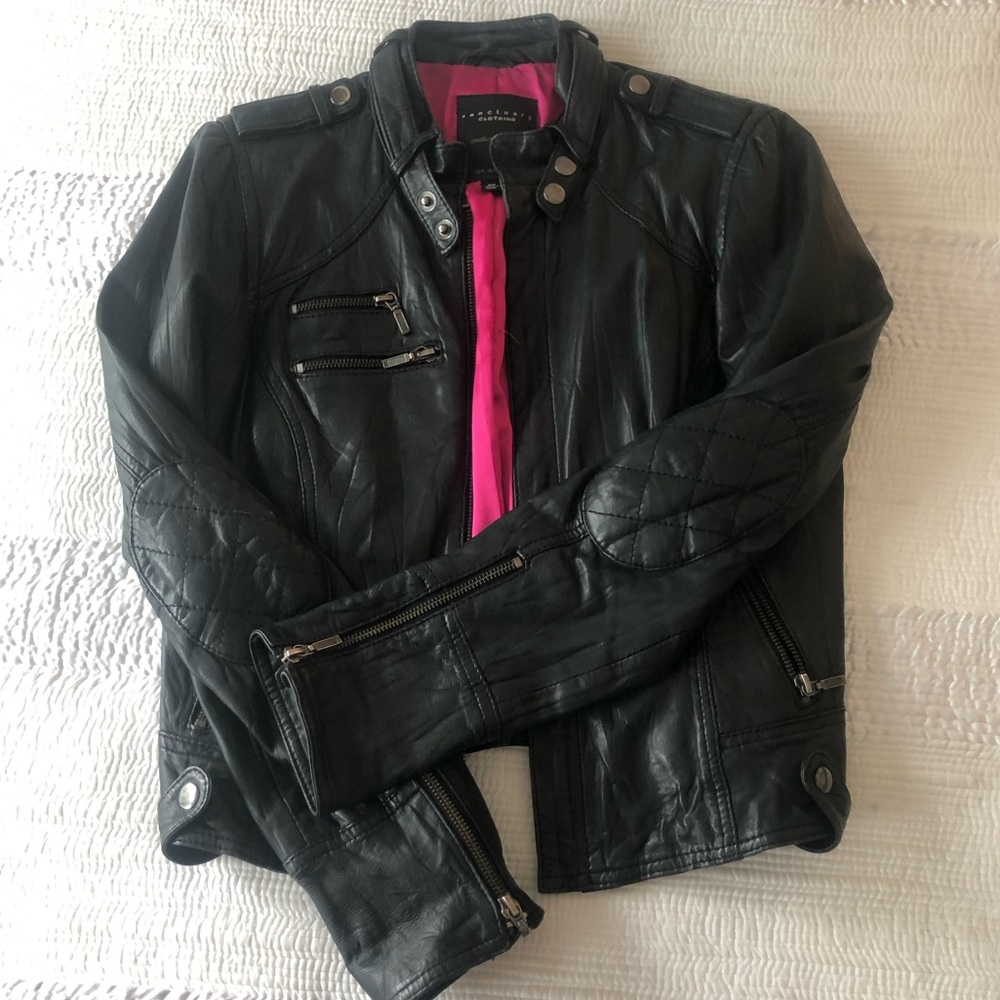 Sanctuary Clothing Genuine Leather Jacket